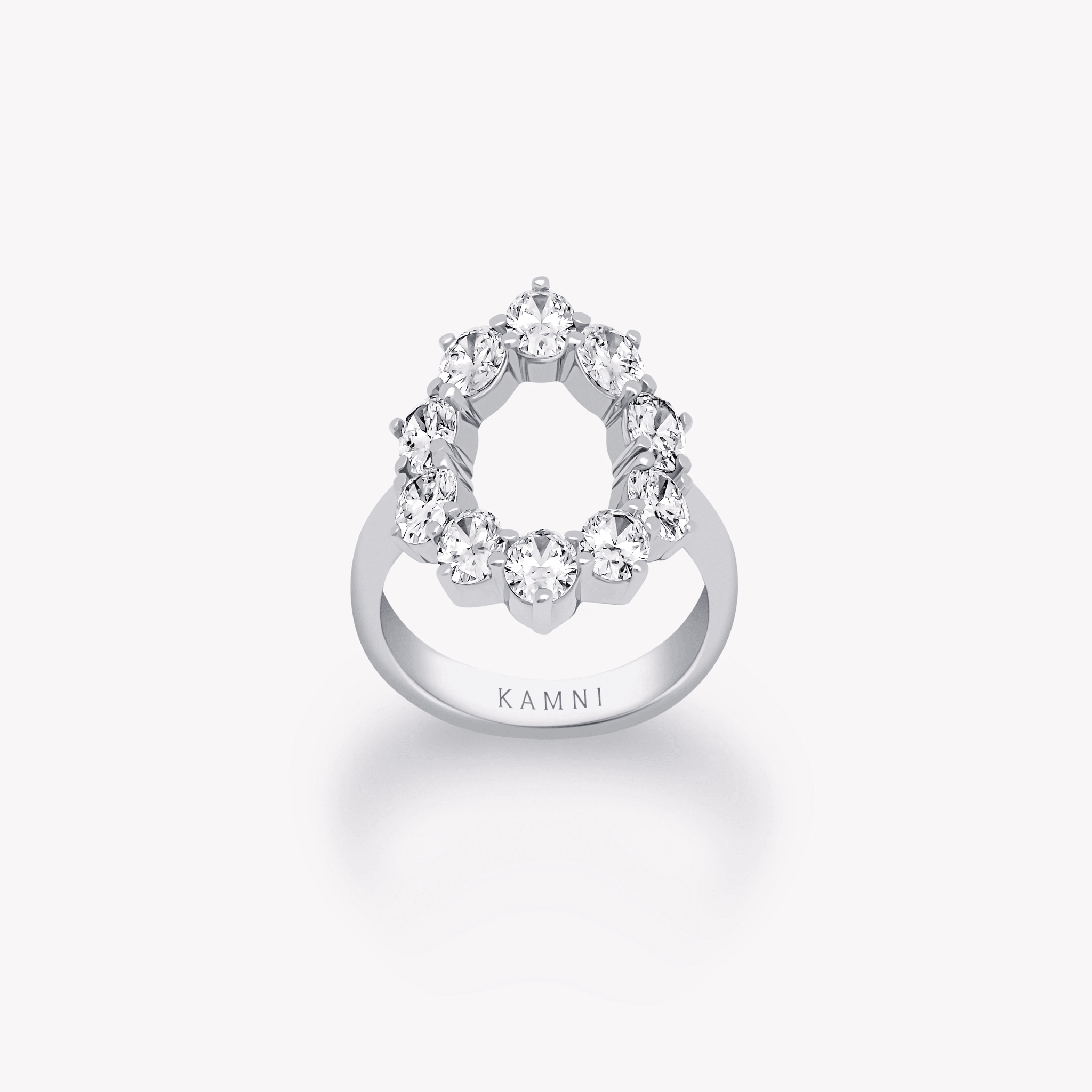 OVAL DIAMOND RING - KAMNI Jewelry
