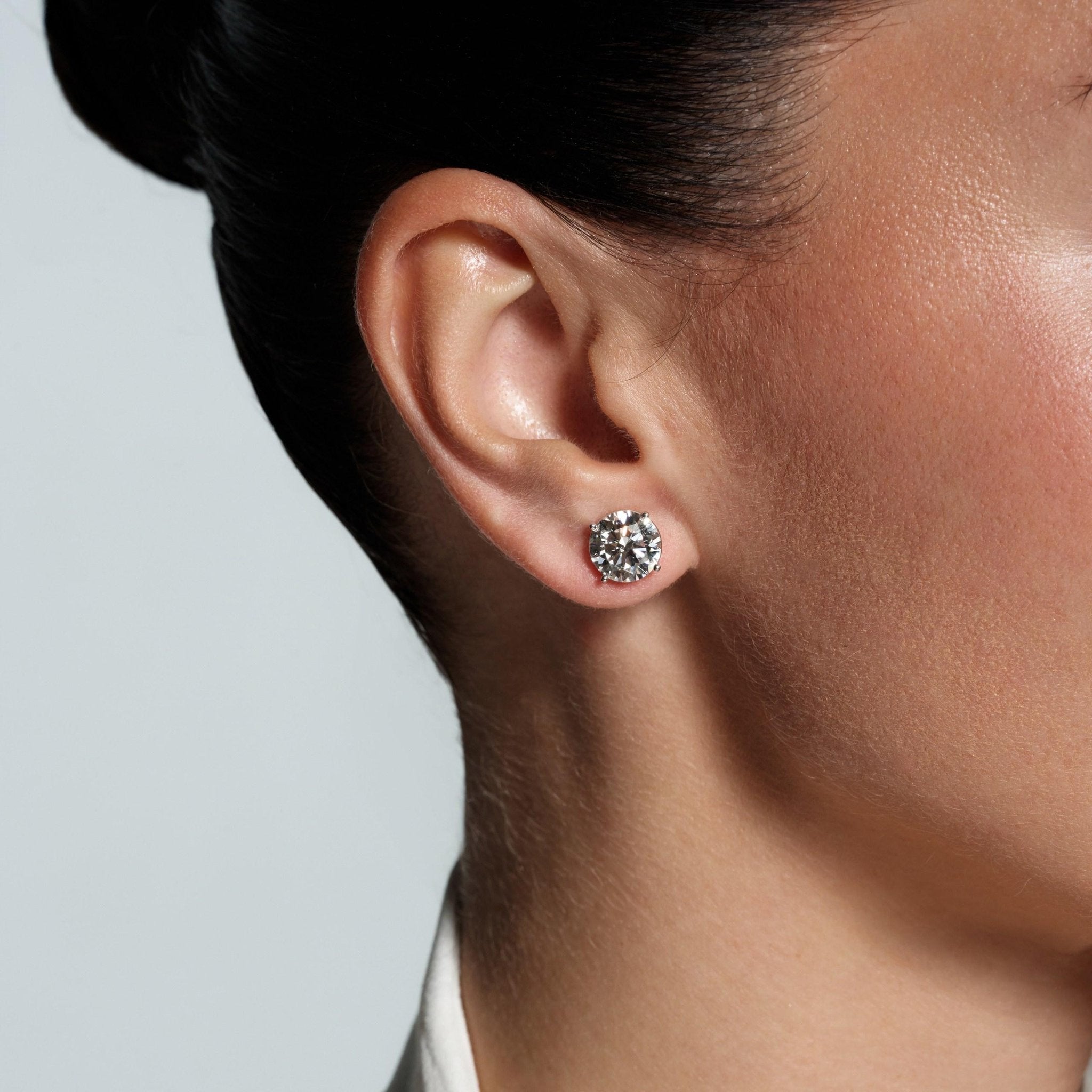 ROUND DIAMOND TRANSFORMER EARRINGS - KAMNI Jewelry