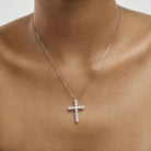 DIAMOND CROSS PENDANT - KAMNI Jewelry