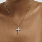 DIAMOND CROSS PENDANT - KAMNI Jewelry
