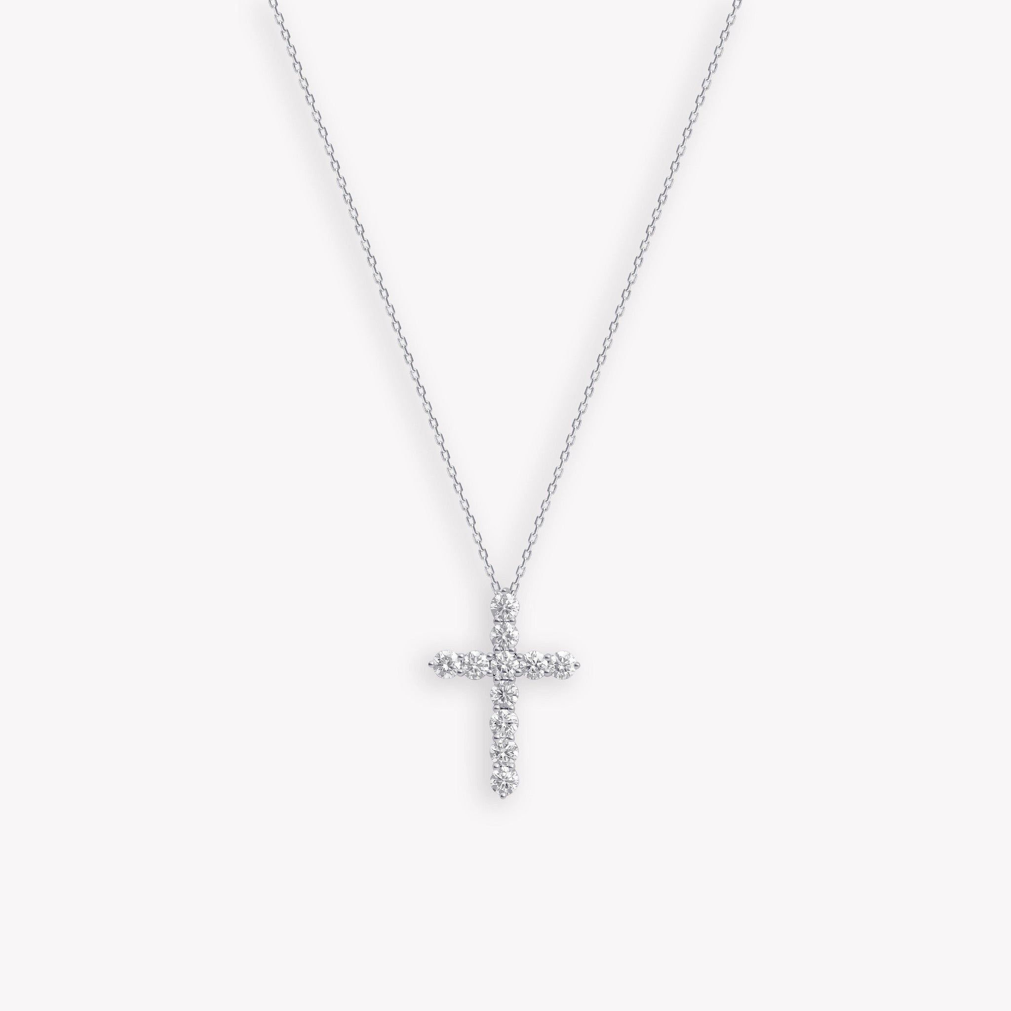 DIAMOND CROSS PENDANT - KAMNI Jewelry