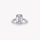 EMERALD CUT DIAMOND ENGAGEMENT RING - KAMNI Jewelry