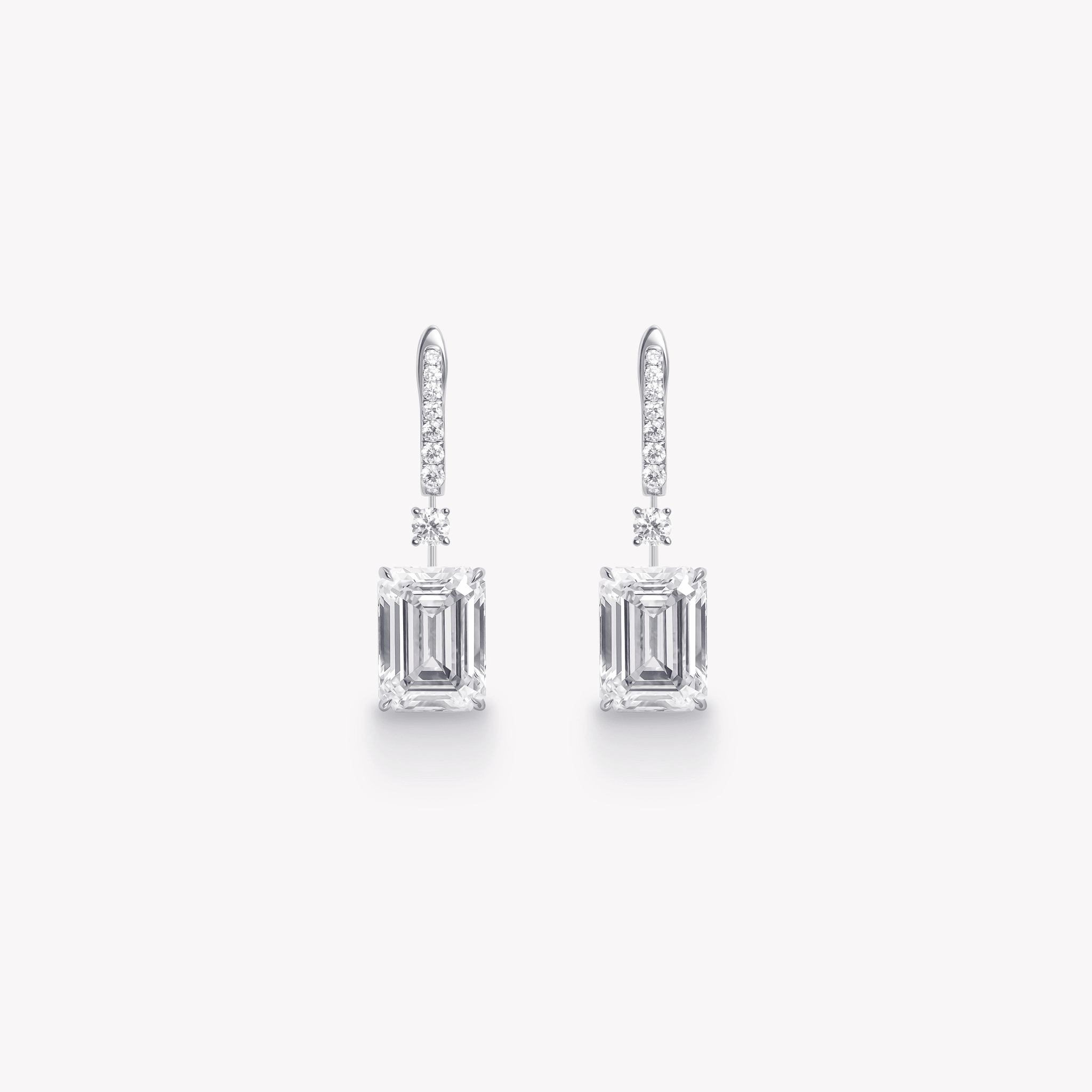 EMERALD DIAMOND EARRINGS - KAMNI Jewelry