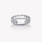 EMERALD DIAMOND ETERNITY RING - KAMNI Jewelry