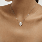 FLORAL DIAMOND PENDANT - KAMNI Jewelry