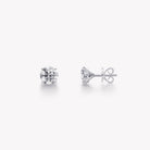 ROUND DIAMOND STUD EARRINGS