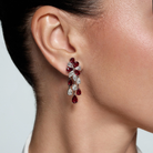 RUBY AND DIAMOND EARRINGS