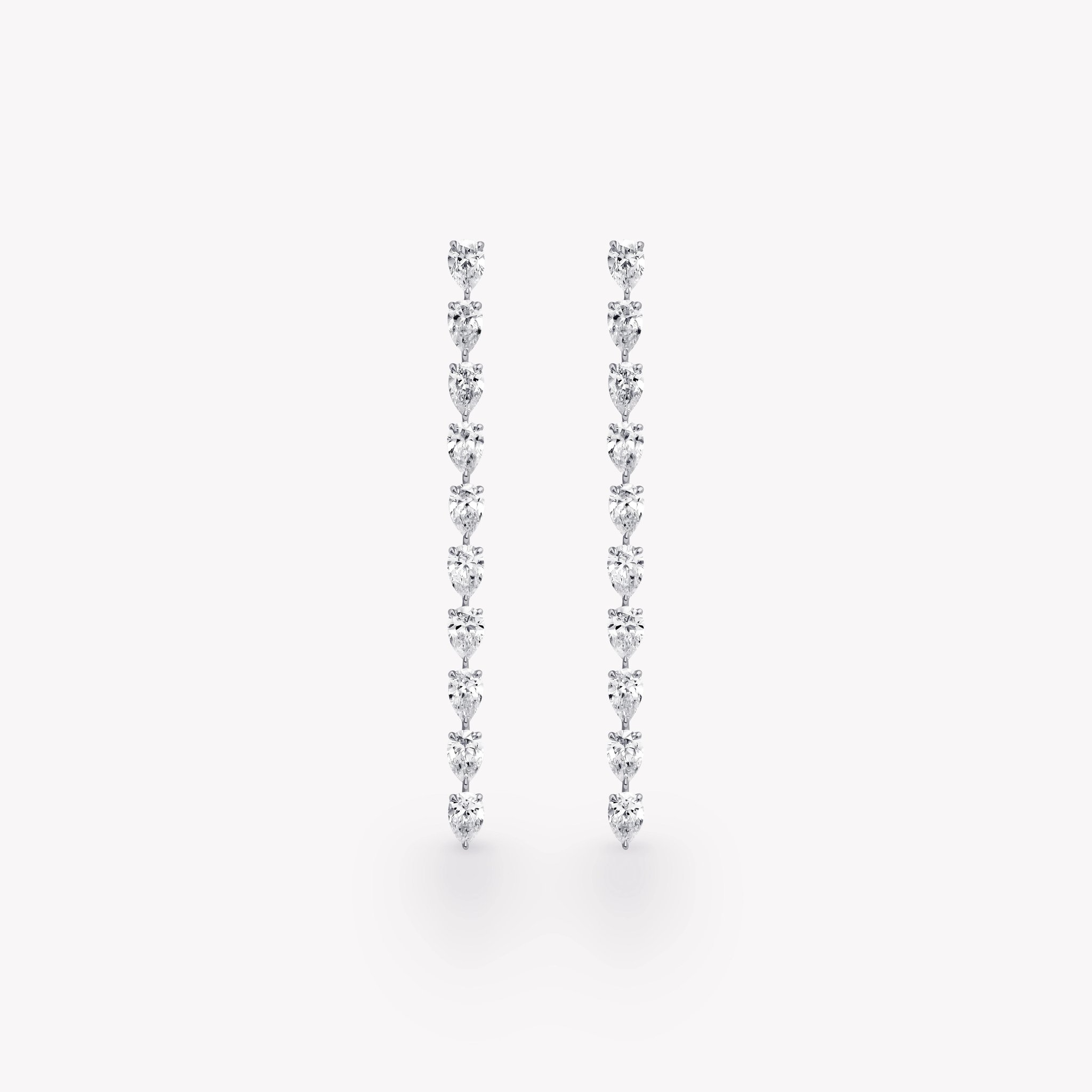 PEAR DROP DIAMOND EARRINGS