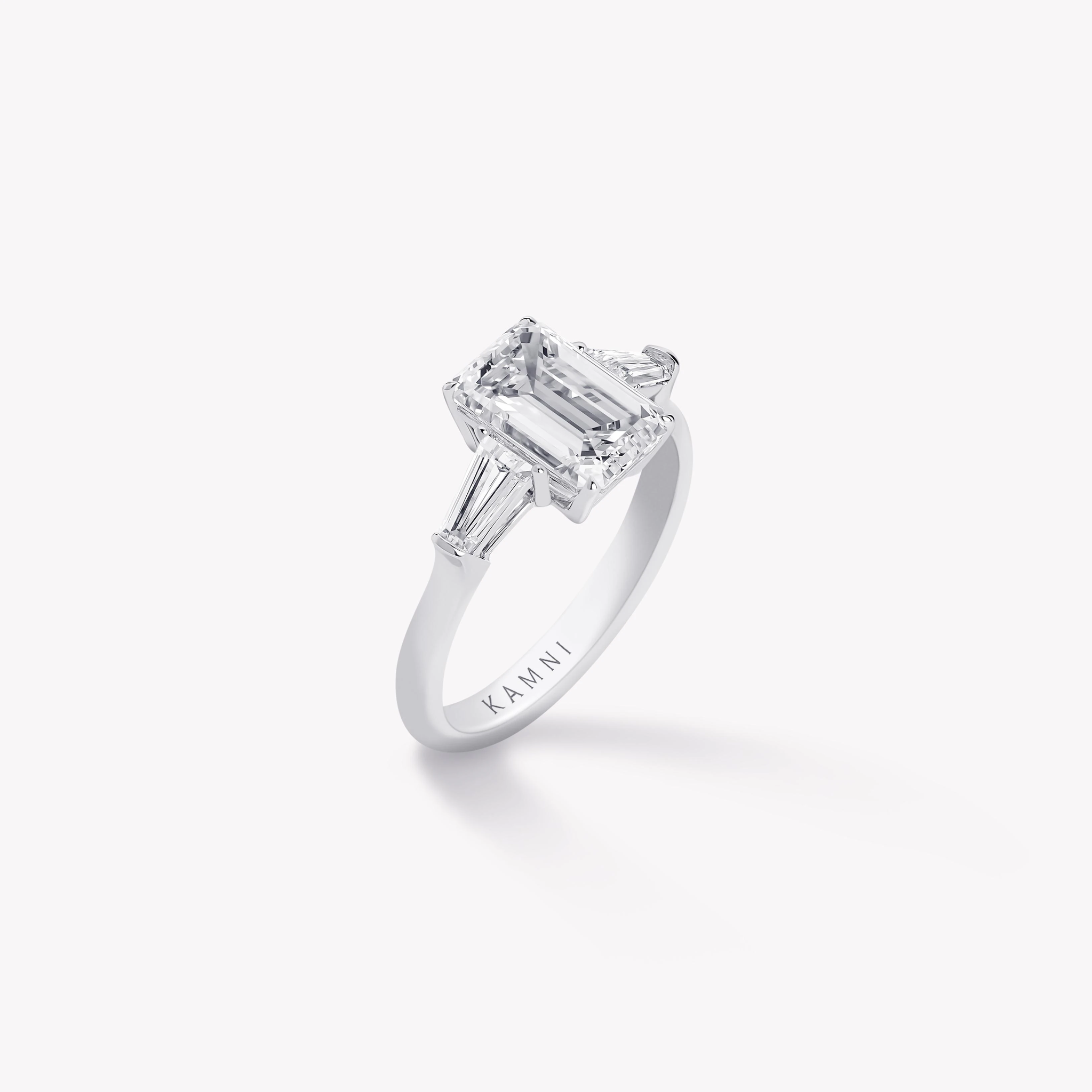 EMERALD CUT DIAMOND RING