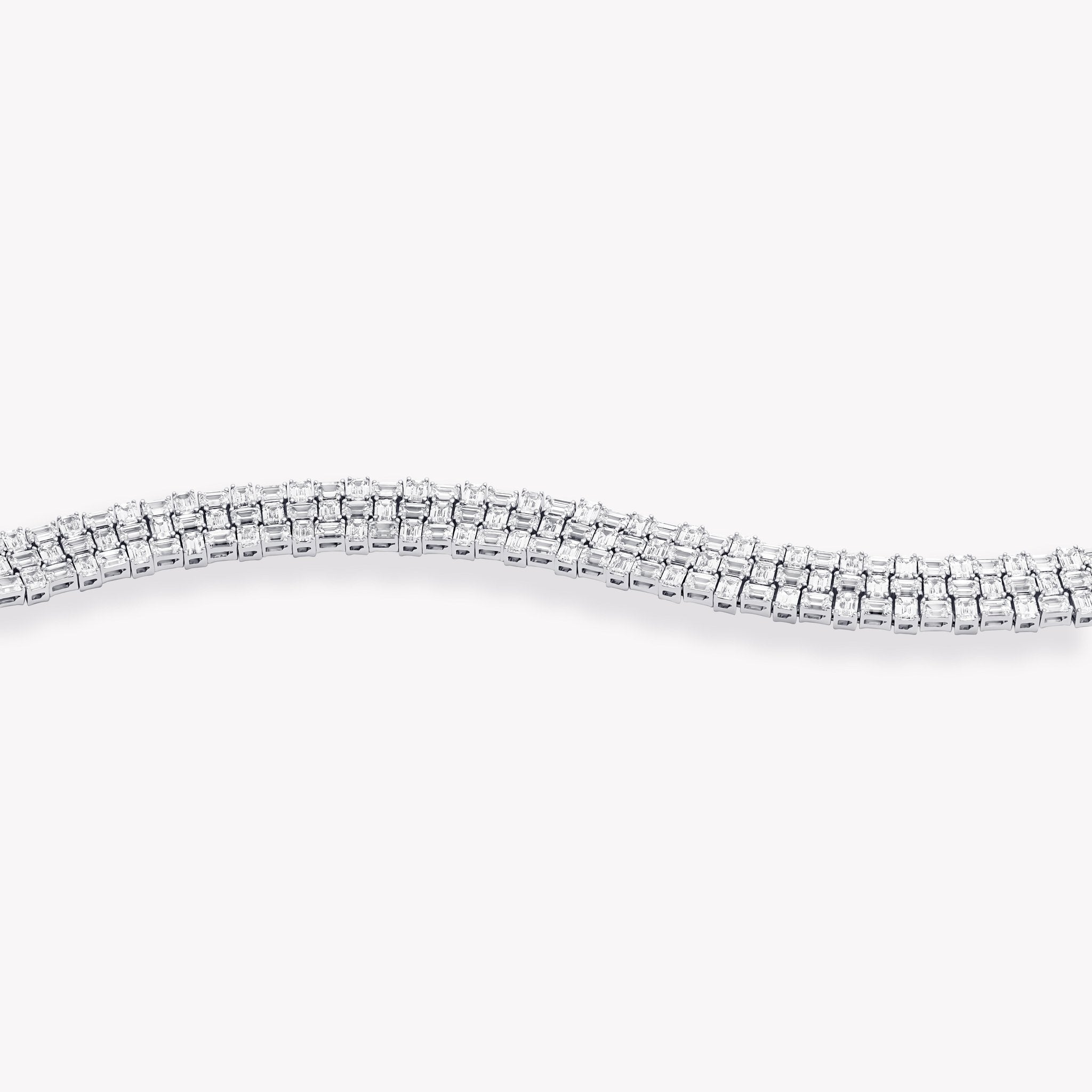 EMERALD CUT DIAMOND BRACELET