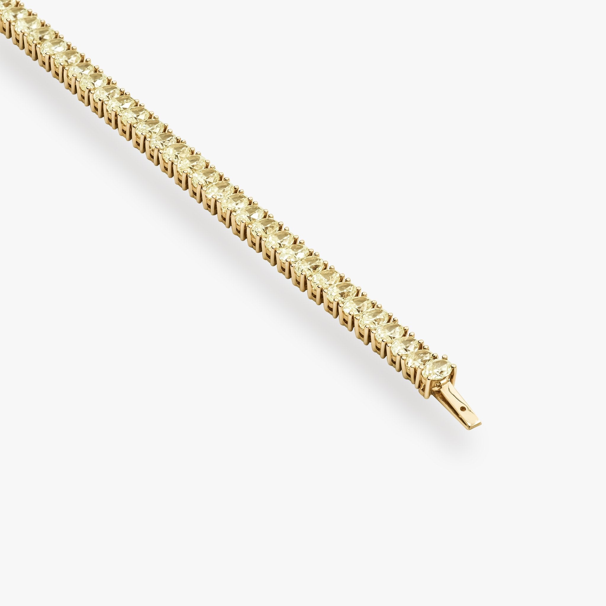 OVAL CUT YELLOW DIAMOND BRACELET - KAMNI Jewelry