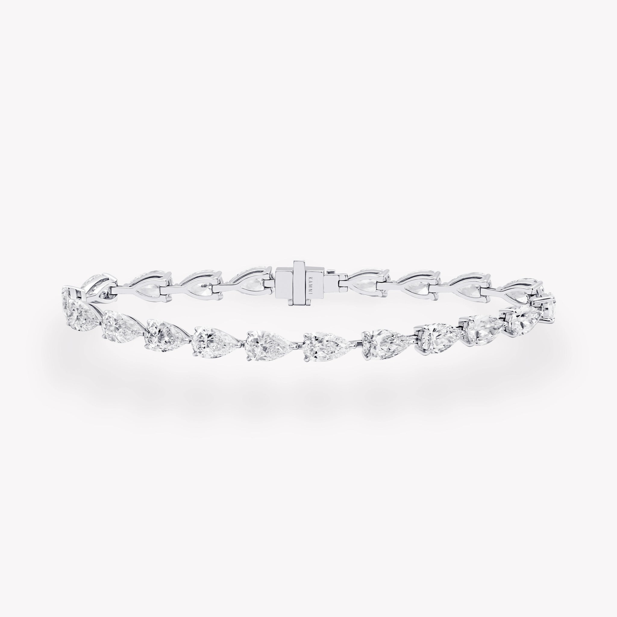 PEAR CUT DIAMOND BRACELET - KAMNI Jewelry