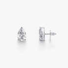 PEAR DIAMOND STUD EARRINGS - KAMNI Jewelry