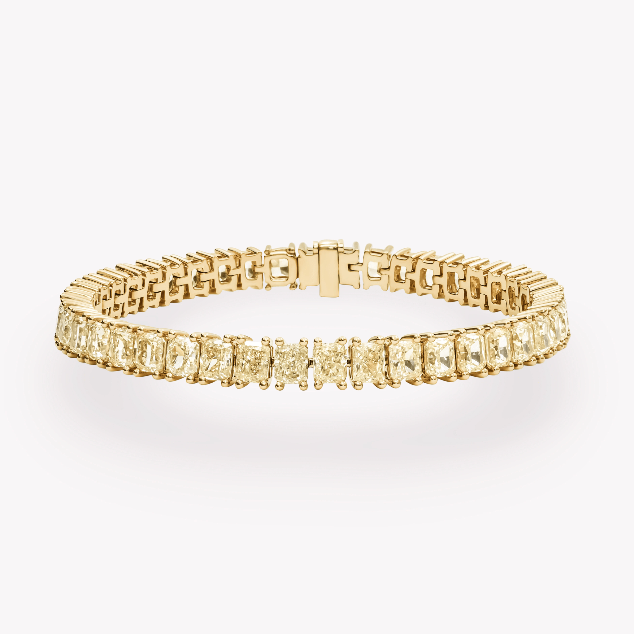 RADIANT CUT YELLOW DIAMOND BRACELET - KAMNI Jewelry