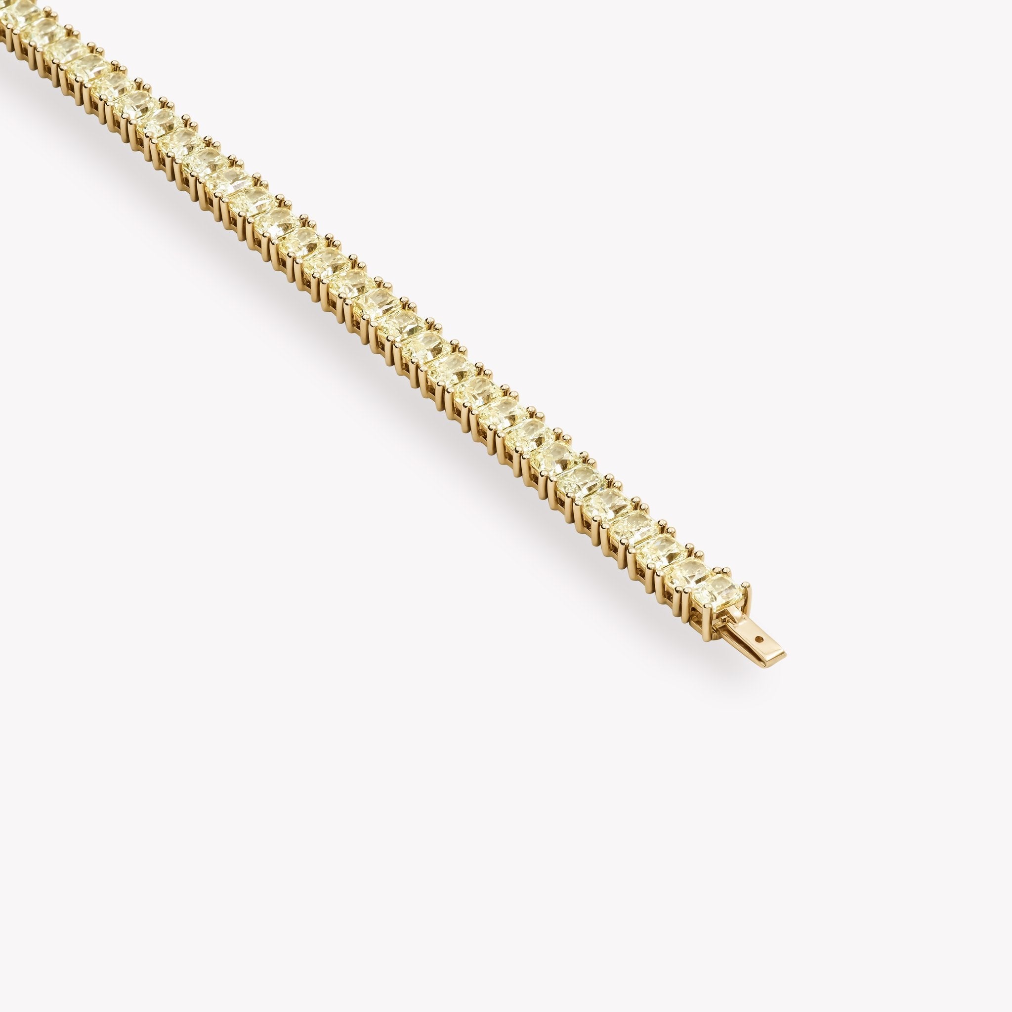 RADIANT CUT YELLOW DIAMOND BRACELET - KAMNI Jewelry
