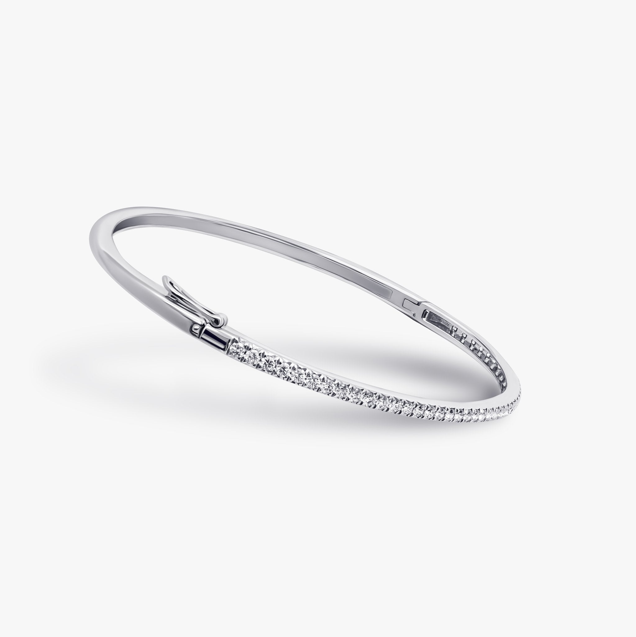 ROUND DIAMOND BANGLE - KAMNI Jewelry