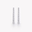 ROUND DIAMOND DROP EARRINGS - KAMNI Jewelry