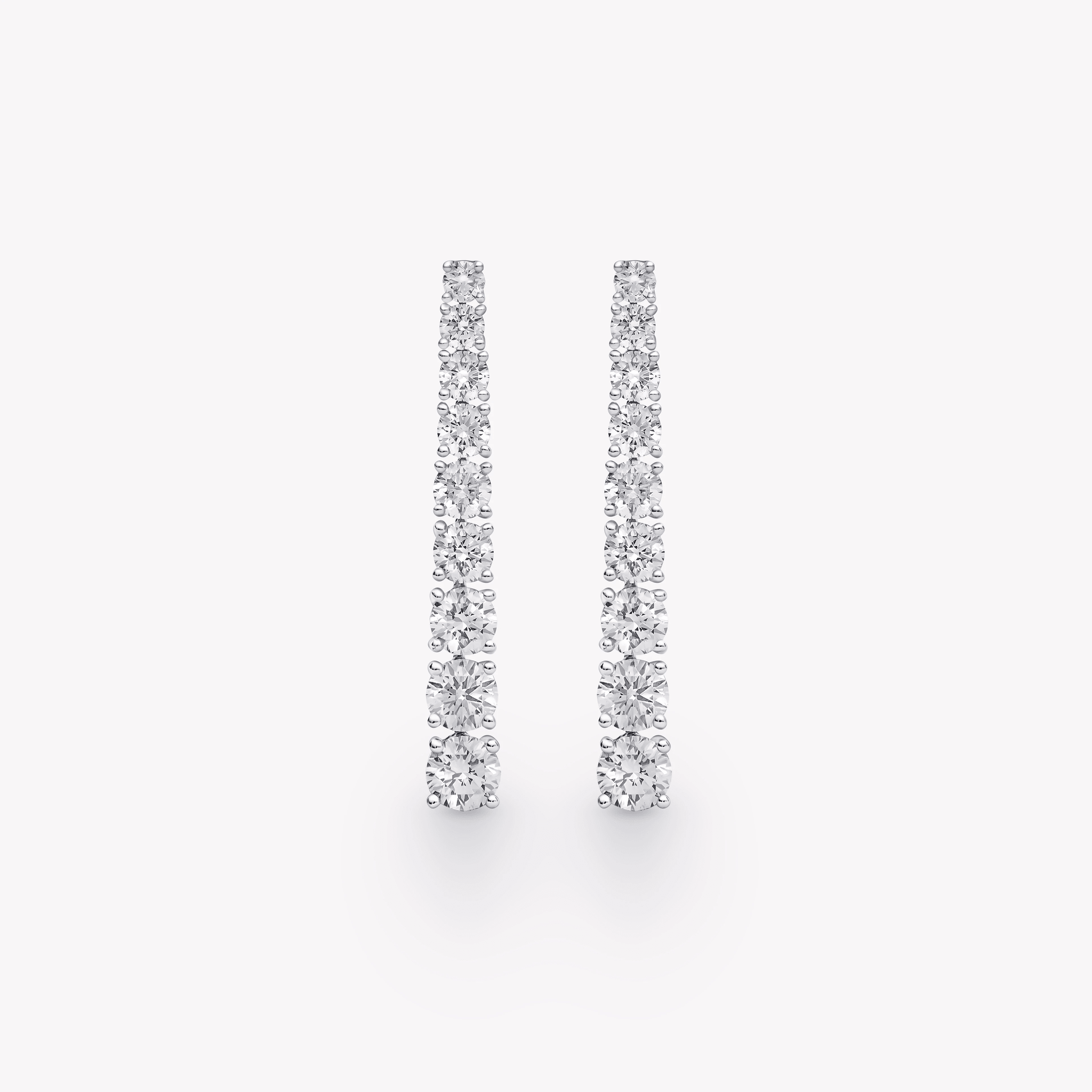 ROUND DIAMOND DROP EARRINGS - KAMNI Jewelry