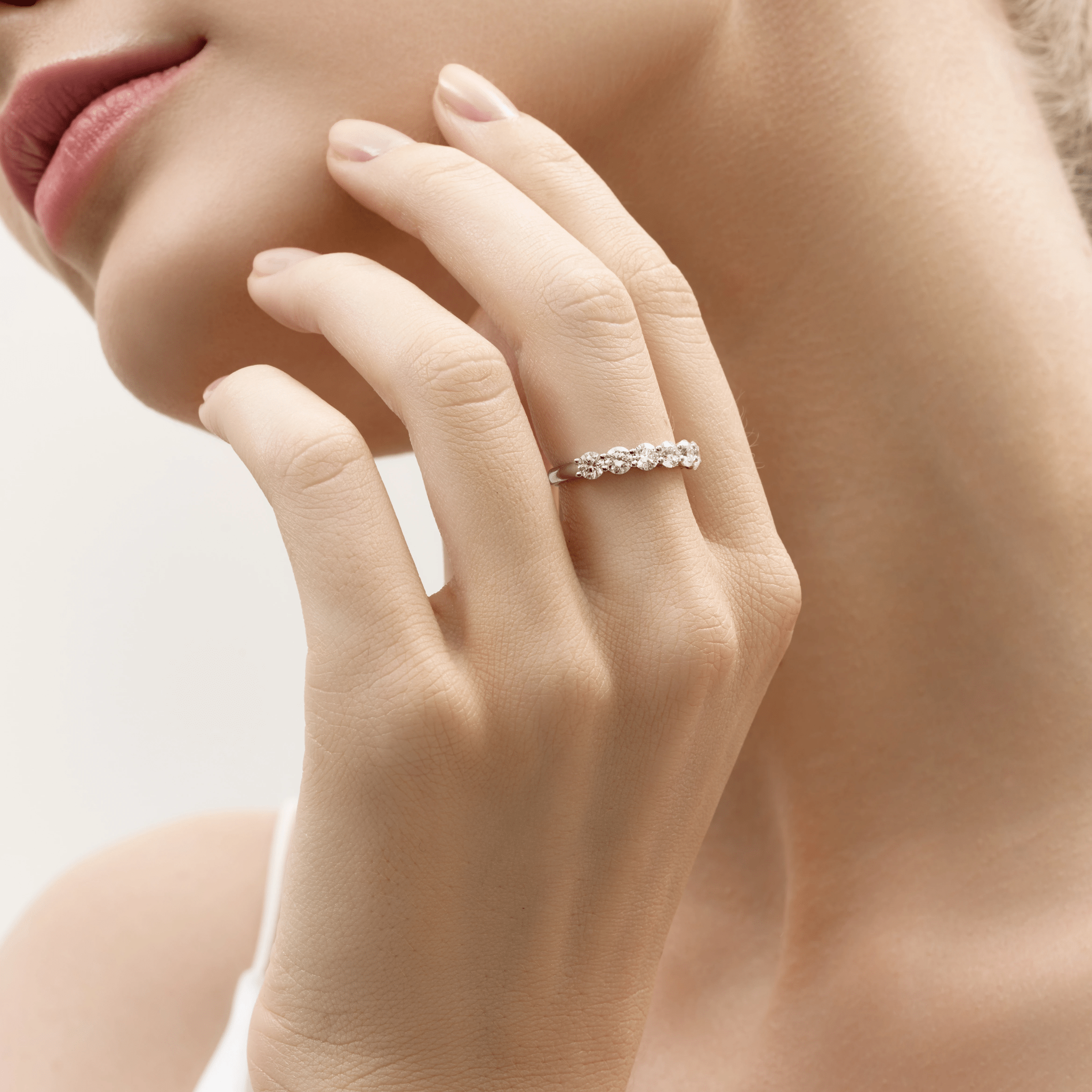 ROUND DIAMOND ETERNITY RING - KAMNI Jewelry