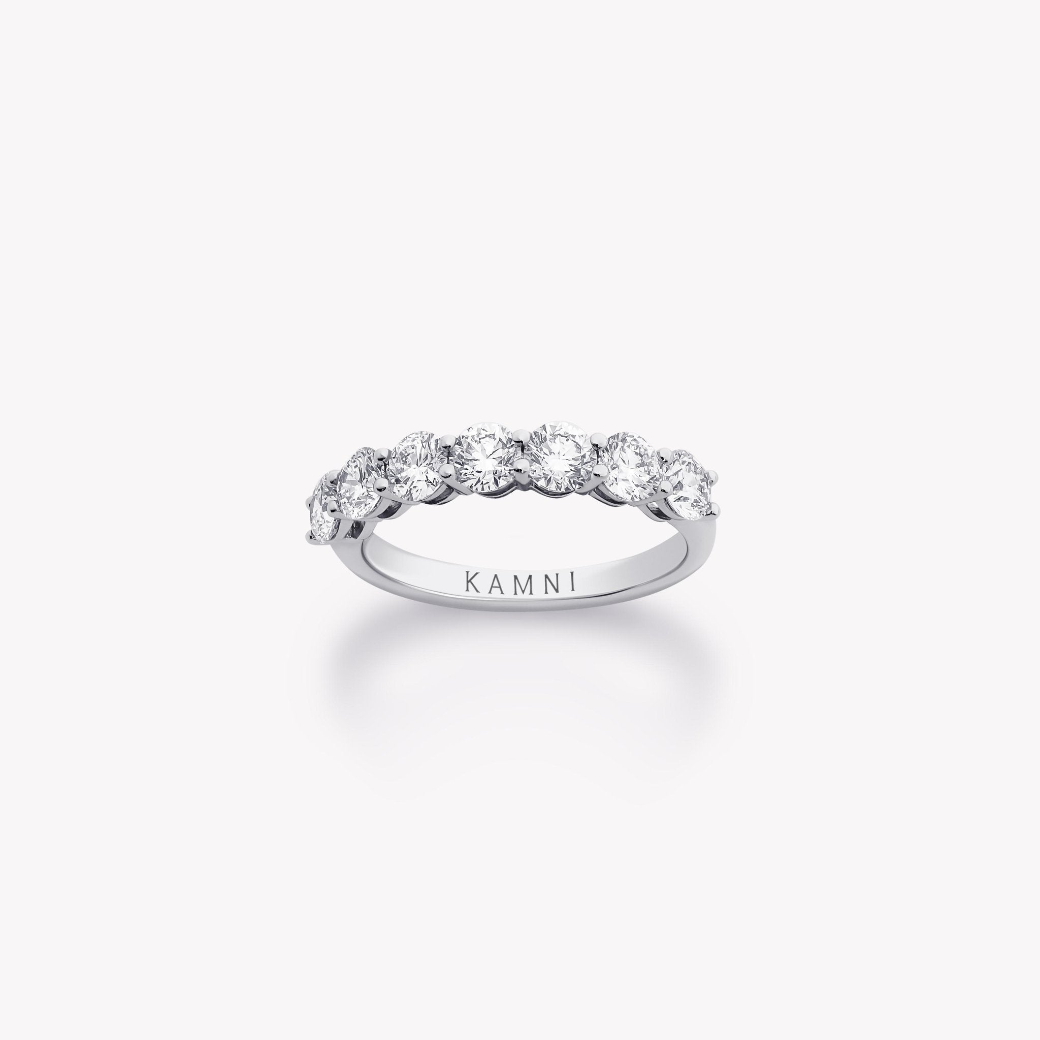 ROUND DIAMOND ETERNITY RING - KAMNI Jewelry
