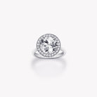 ROUND DIAMOND HALO ENGAGEMENT RING - KAMNI Jewelry