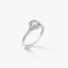 ROUND DIAMOND HALO RING - KAMNI Jewelry