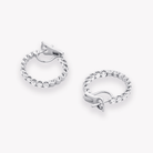 ROUND DIAMOND HOOP EARRINGS - KAMNI Jewelry