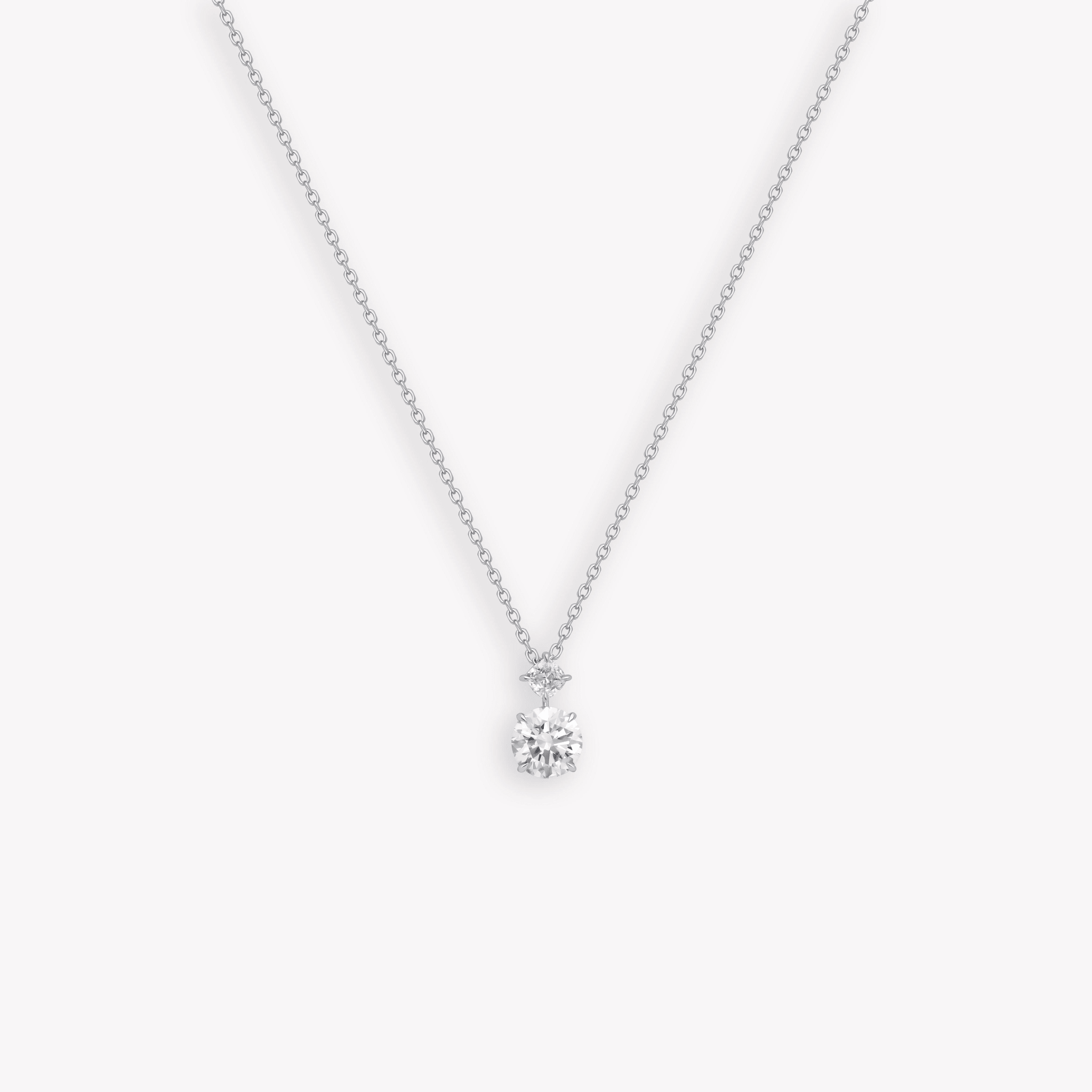 ROUND DIAMOND PENDANT - KAMNI Jewelry