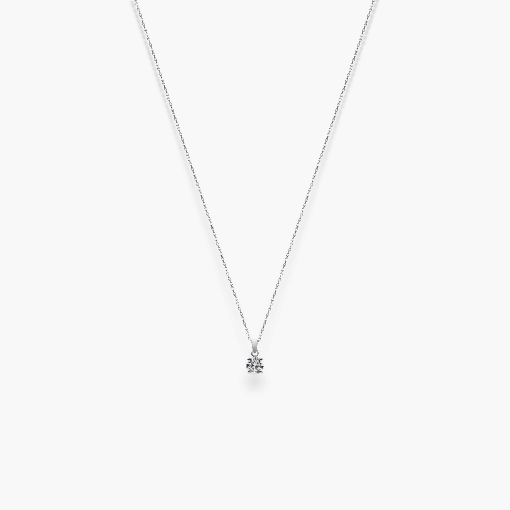 ROUND DIAMOND PENDANT - KAMNI Jewelry