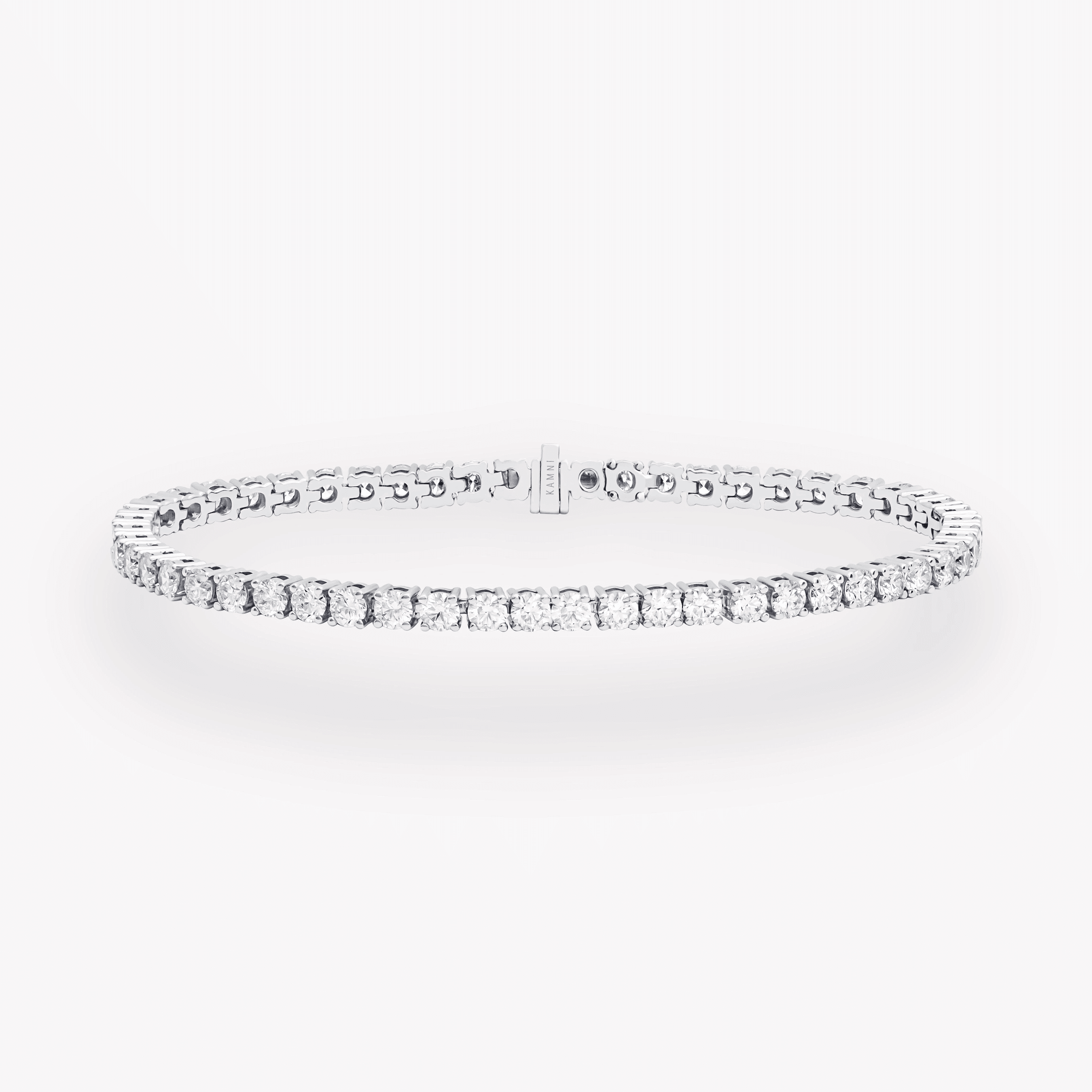 ROUND DIAMOND TENNIS BRACELET - KAMNI Jewelry