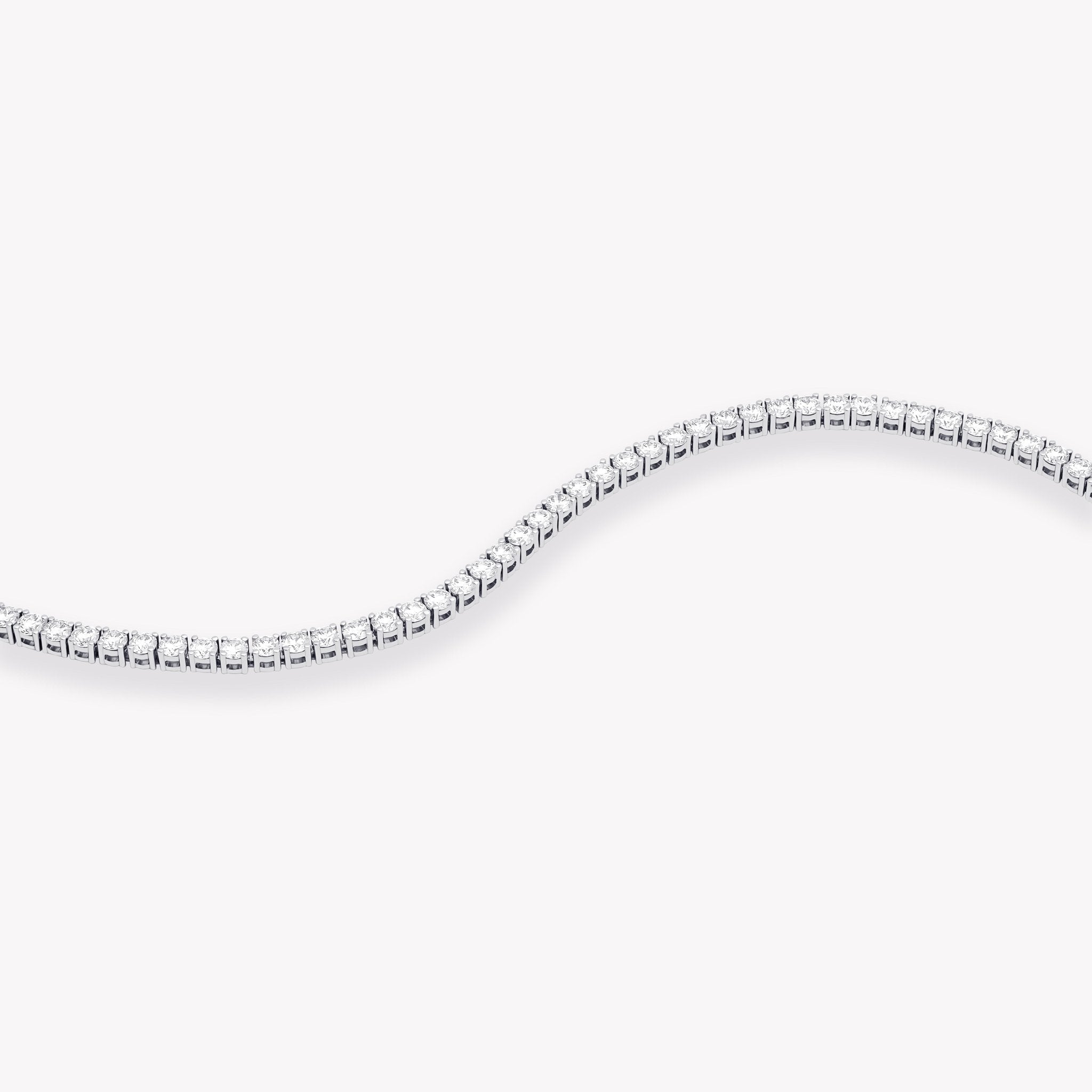 ROUND DIAMOND TENNIS BRACELET - KAMNI Jewelry