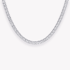 ROUND DIAMOND TENNIS NECKLACE - KAMNI Jewelry