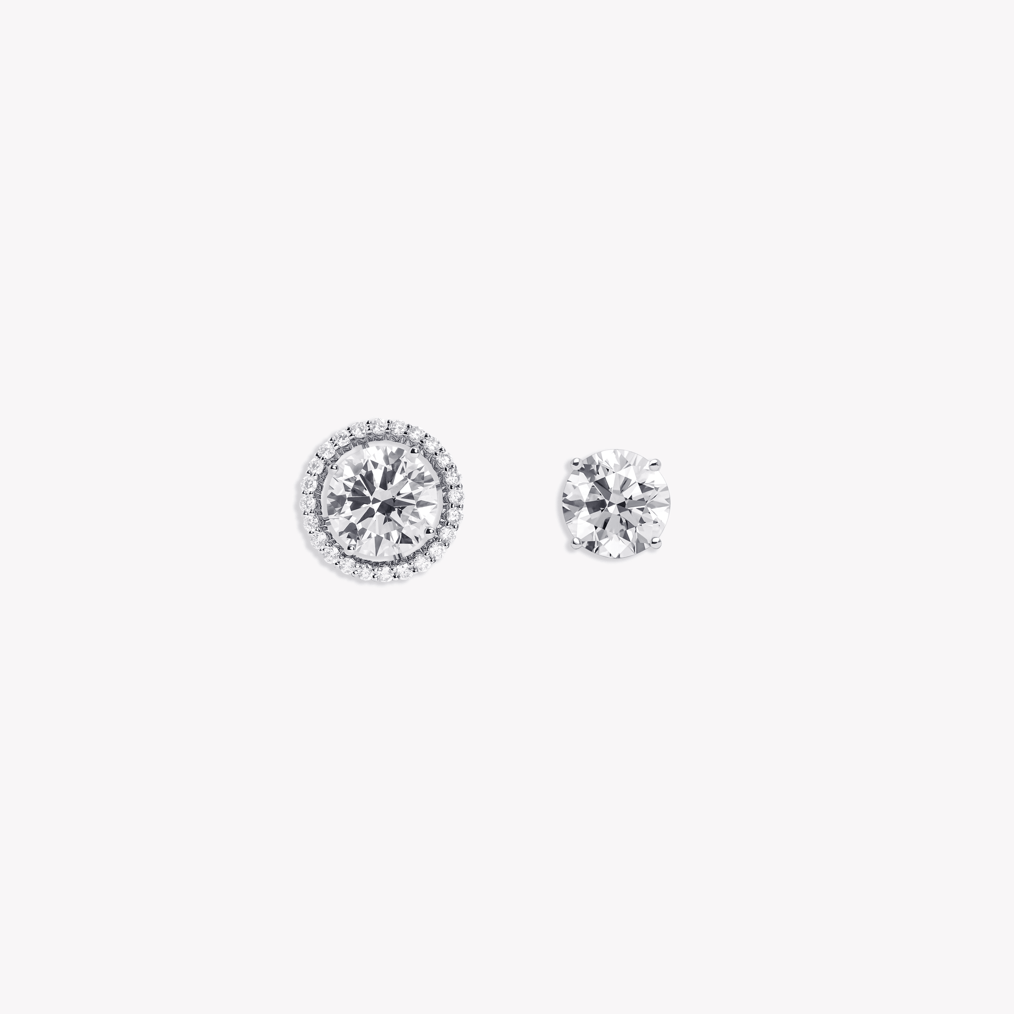 ROUND DIAMOND TRANSFORMER EARRINGS - KAMNI Jewelry