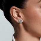 ROUND DIAMOND TRANSFORMER EARRINGS - KAMNI Jewelry