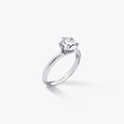 SOLITAIRE ROUND DIAMOND ENGAGEMENT RING - KAMNI Jewelry